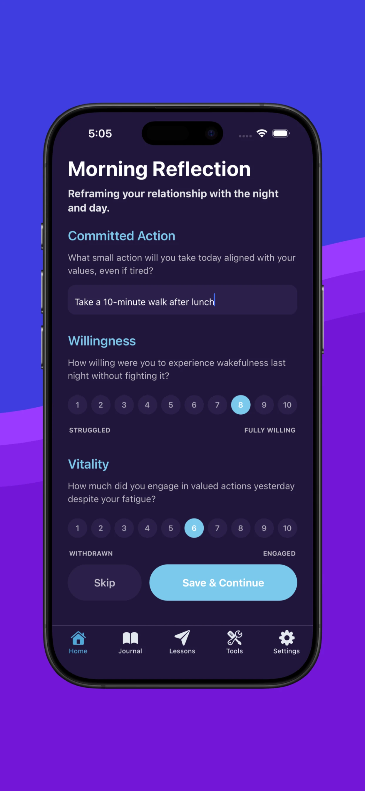 RestWise Sleep: Screen 08